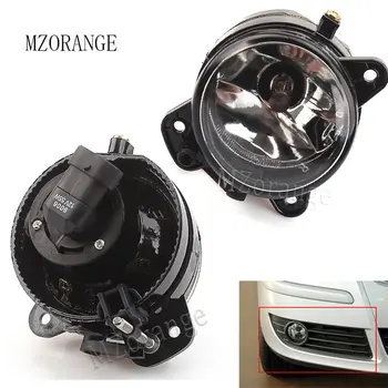 

MZORANGE Left/Right Fog Light For VW Polo 9N Car Front Bumper Fog Light Halogen Fog Lamps Clear Lens 9006 Bulbs 2005 2006- 2009