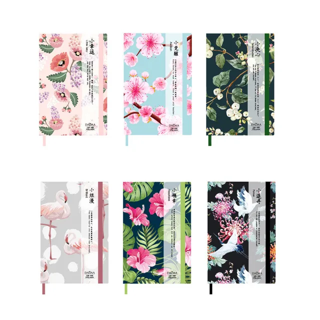 a5 notebook planner calendar organizer schedule notepad sketchbook floral stationary