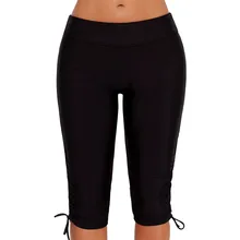 Одежда для плавания, черные плавки, шорты для фитнеса, плавки, мини юбка, женские спортивные шорты, тонкие леггинсы, колготки, Раздельный купальник