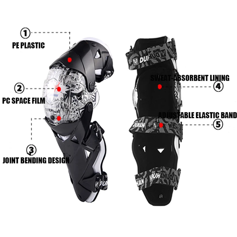 Защитные наколенники для мотокросса из поликарбоната|motocross knee|motorcycle knee padsmotorcycle |