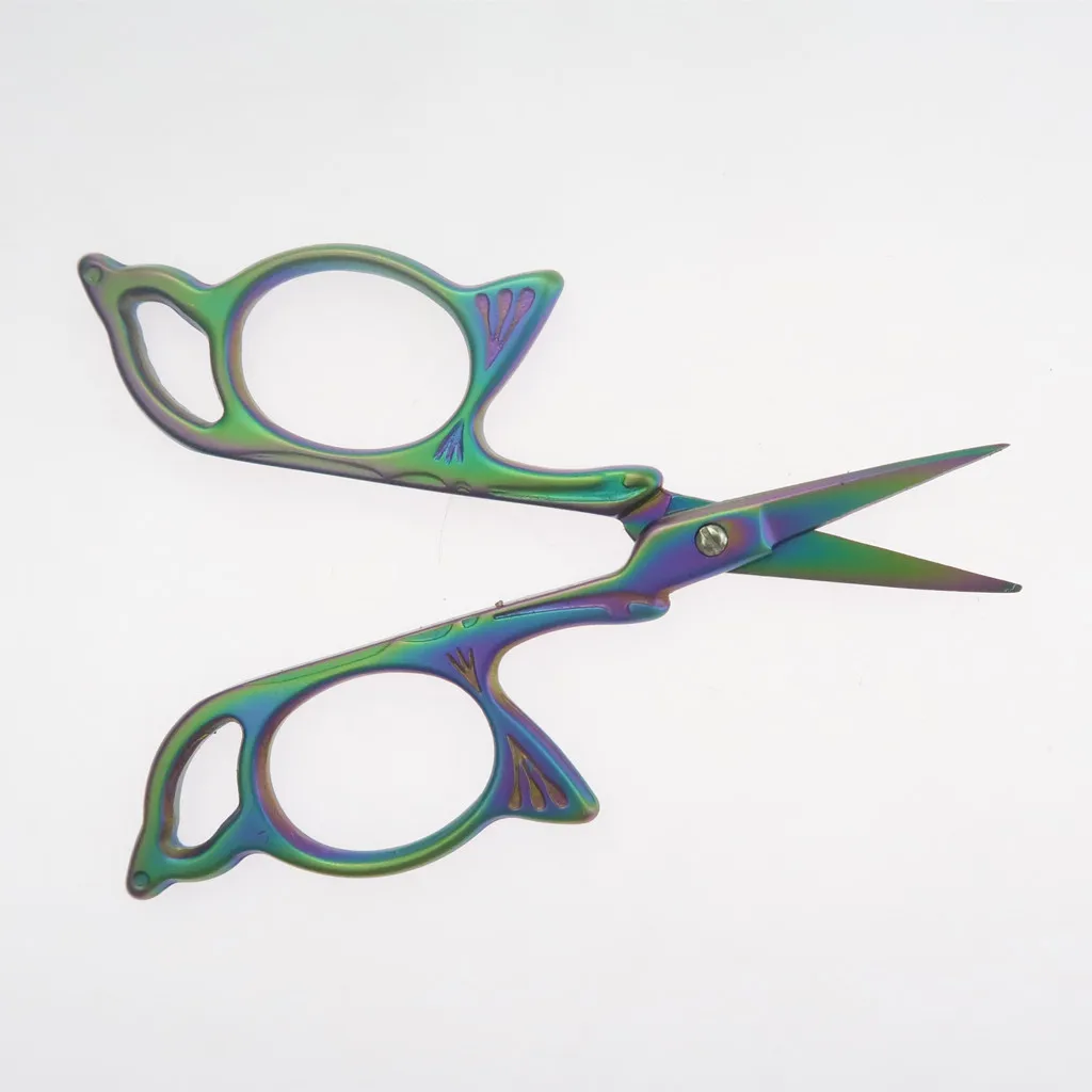2pcs Vintage Butterfly/Gourd Embroidery Sewing Shears Cross Stitch Scissors