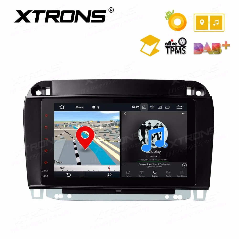 Perfect 8" Android 8.0 OS Car Multimedia Navigation GPS Radio for Mercedes-Benz S-Class W220 1998-2005 with Car Play Function Support 1