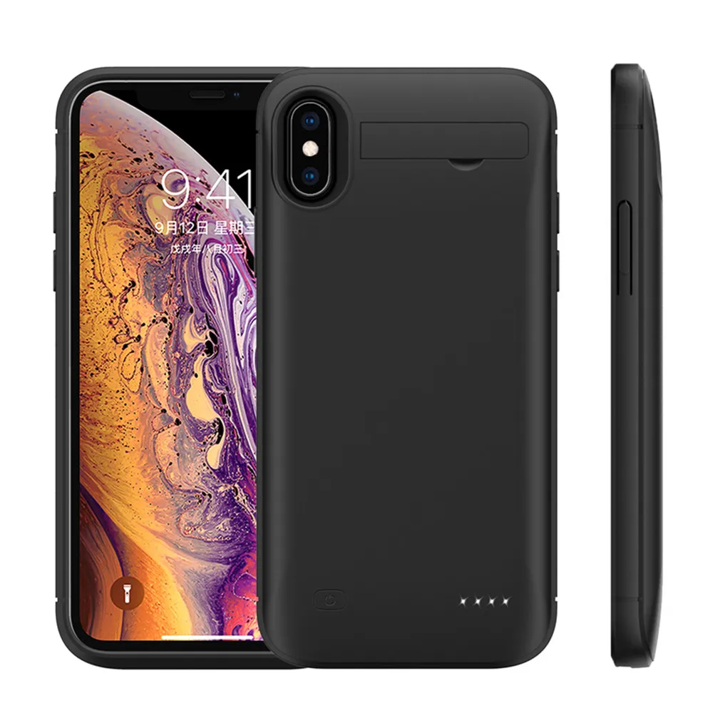 Чехол NTSPACE Ultra Slim power Bank для iPhone XS MAX XR, чехол для аккумулятора, чехол для резервного питания, чехлы для зарядки, внешний контейнер для аккумуляторных батарей