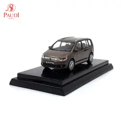 Модель Paudi 1: 64 1/64 Volkswagen Touran коричневый литой под давлением игрушечный автомобиль оригинальный авторизованный игрушки для детей