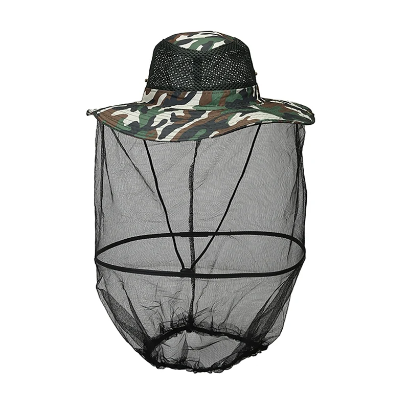 Москитная шапка с сеткой дышащий солнцезащитный козырек Панама для рыбалки Наружные защитные аксессуары для спортивной одежды