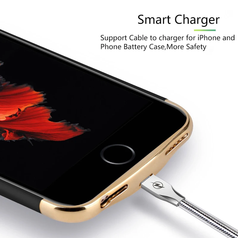 Ультра тонкий чехол для iPhone 6, 6 S, 7, 3500 мА/ч, Внешний чехол для iPhone 6, 6 S, 7 Plus, 4000 мА/ч