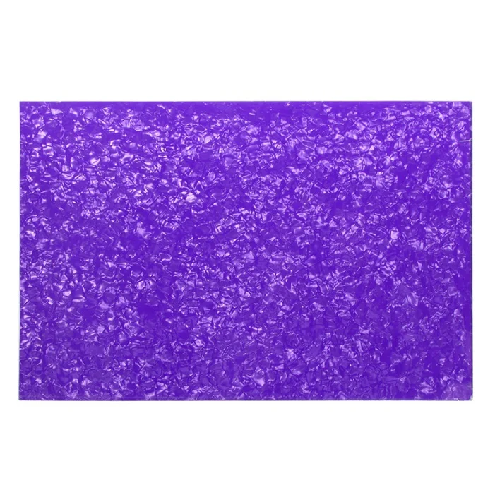 FLEOR 1 шт. части для гитары пустые гитарные бас накладки материал лист 430x290x2,3 мм царапины пластины для гитарных аксессуаров DIY - Цвет: Purple Pearl 4ply
