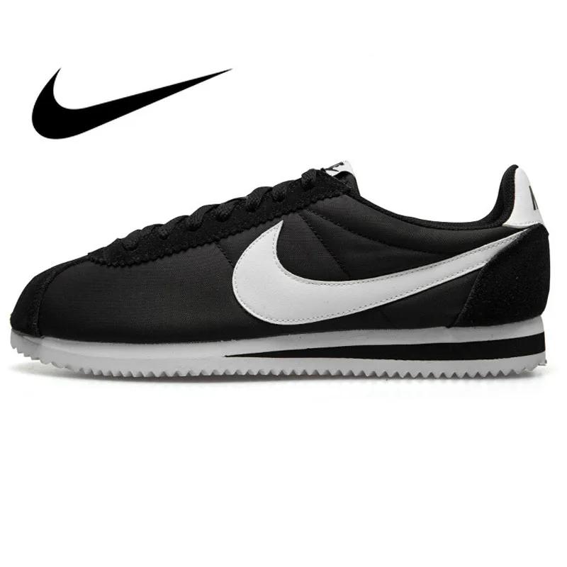 

Original Authentic NIKE CLASSIC CORTEZ NYLON Men's Running Shoes Sneakers Cushioning Waterproof Designer Good Quality 807472-011