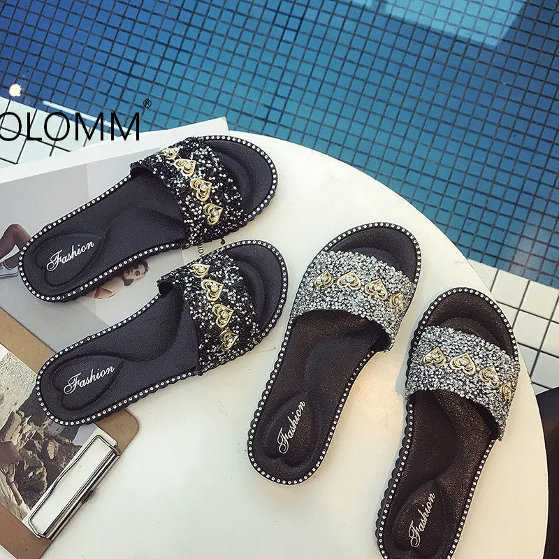 

sandalias mujer 2019 new slippers summer fashion outdoor non-slip beach shoes woman luxury shoes women designers