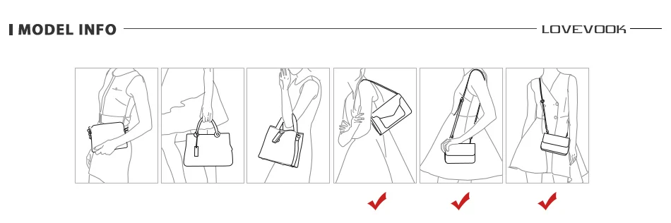 LOVEVOOK женская сумка-мессенджер, женские сумки через плечо, Дамский кошелек типа конверт и сумки для девочек, школьная сумка из искусственной кожи+ Оксфорд