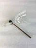 1piece 963hz frequency  clear crystal singing bowl with handle for frequency healing & sound therapist with rubber mallet ► Photo 2/3
