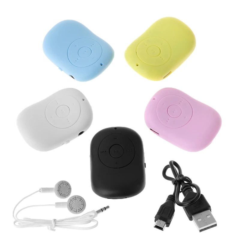 Мини mp3 плеер с разъемом для карты Micro TF SD USB линия передачи данных Спортивная