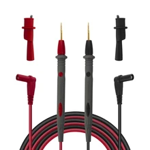 20A 1000V Silicone wire Test Pen Universal Probe Test Leads Pin for Digital Multimeter Needle Tip Multi Meter Tester Probe