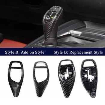 

For BMW F20 F22 F21 F30 F32 F33 F36 F06 F12 F13 X5 F15 X6 F16 M-Sport Carbon Fiber Steering Wheel Trim & Carbon Gear Knob Cover