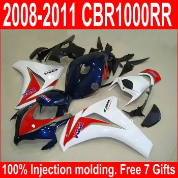 

OEM quality Fairing Kit Fit For Honda CBR1000RR 08 09 10 11 White Red Blue Fairings Set CBR 1000 RR 2008-2011 XM05
