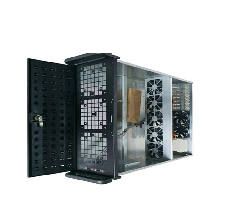 Crypto aluminum mining rig case USB miner BTC ETH Mmcion ATX chassiss Rack 19 housing Sever box 8 graphics card gtx1080 1080ti Crypto aluminum mining rig case USB miner BTC ETH Mmcion ATX chassiss Rack 19 housing Sever box 8 graphics card gtx1080 1080ti