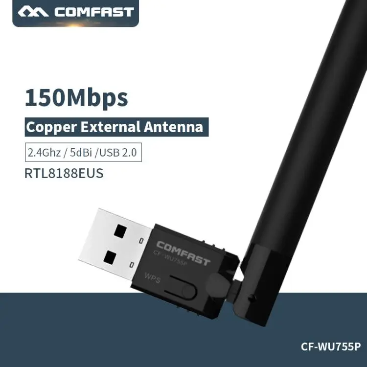 RTL8188EUS 150M 2.0 USB Wireless WIFI NETWORK Card wifi adapter desktop ...