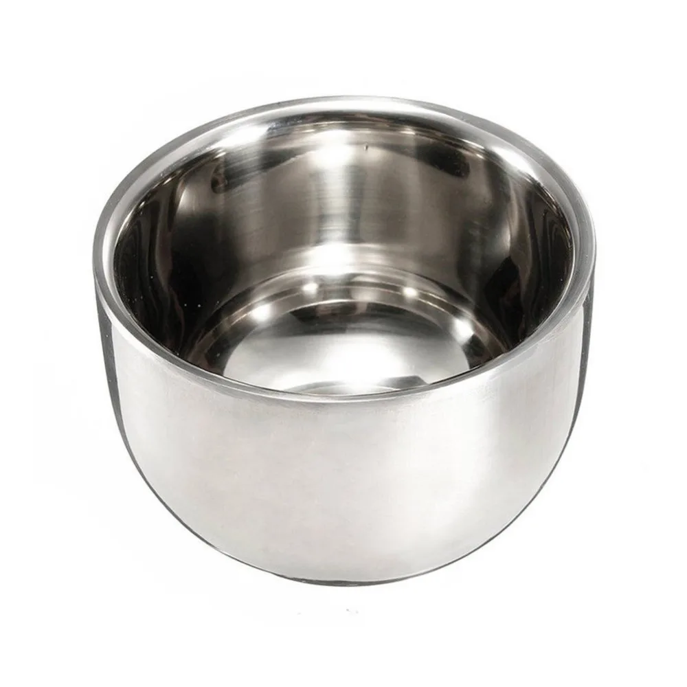 Grandslam Man's Stainless Steel Shaving Bowl Shave Brush Mug For Soap Razor Barber ShavingRazor