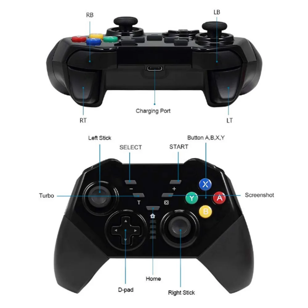 Bluetooth Wireless Controller For NS Switch Console Joystick This Pro Handle Compatible With Switch HostComputersPhone 40MR25 (5)