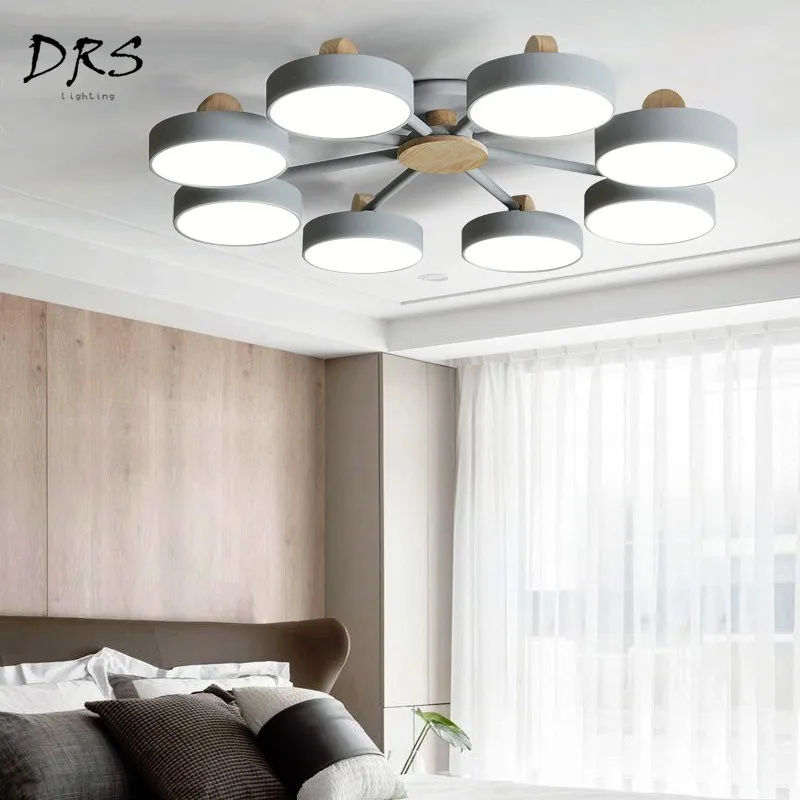 

Nordic Designer Chandelier Ceiling Lamp Simple Modern Living Room LED Ceiling Lights Suspension Luminaire Lamparas Fixtures