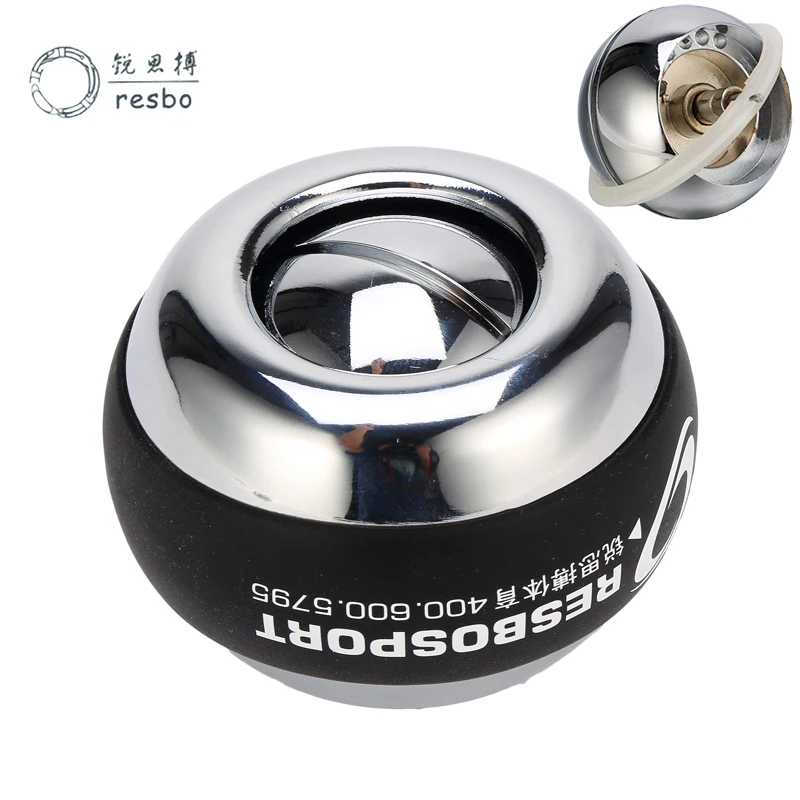 Billig 12000 RPM Stärken Power Handgelenk Ball Metall Unterarm Muskel Training Druck Zu Entlasten Gyro Ball Kreiselsicherheitssensor Kraft Exerciser Ball EIN