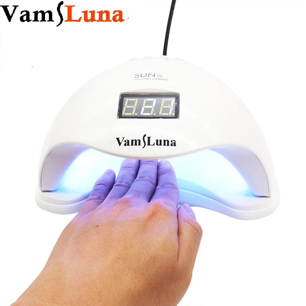 

48W UV LED Lamp Nail Dryer Polish Machine for Curing Nail Gel Manicure Art Tool with Bottom