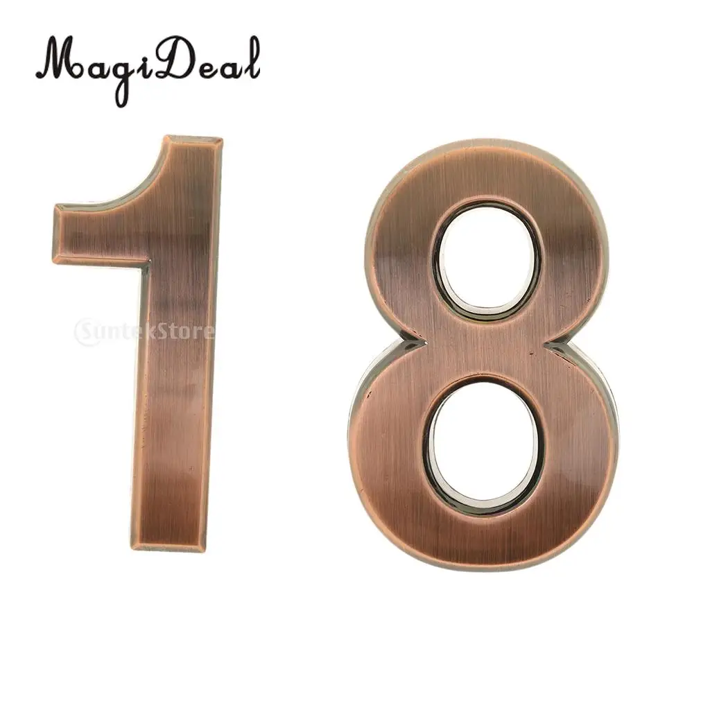 House Gate Sign Plaque Door Number, 18 Birthday Party Decor Wall Plate Decor 