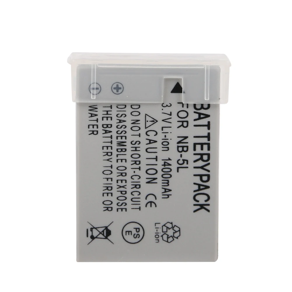 2PCS/Lot 1400mAh NB-5L NB 5L NB5L Camera Battery For Canon S110 SX200 SX210 SX220 SX230 IS HS IXUS 850 870 800 860 990 950 970 |