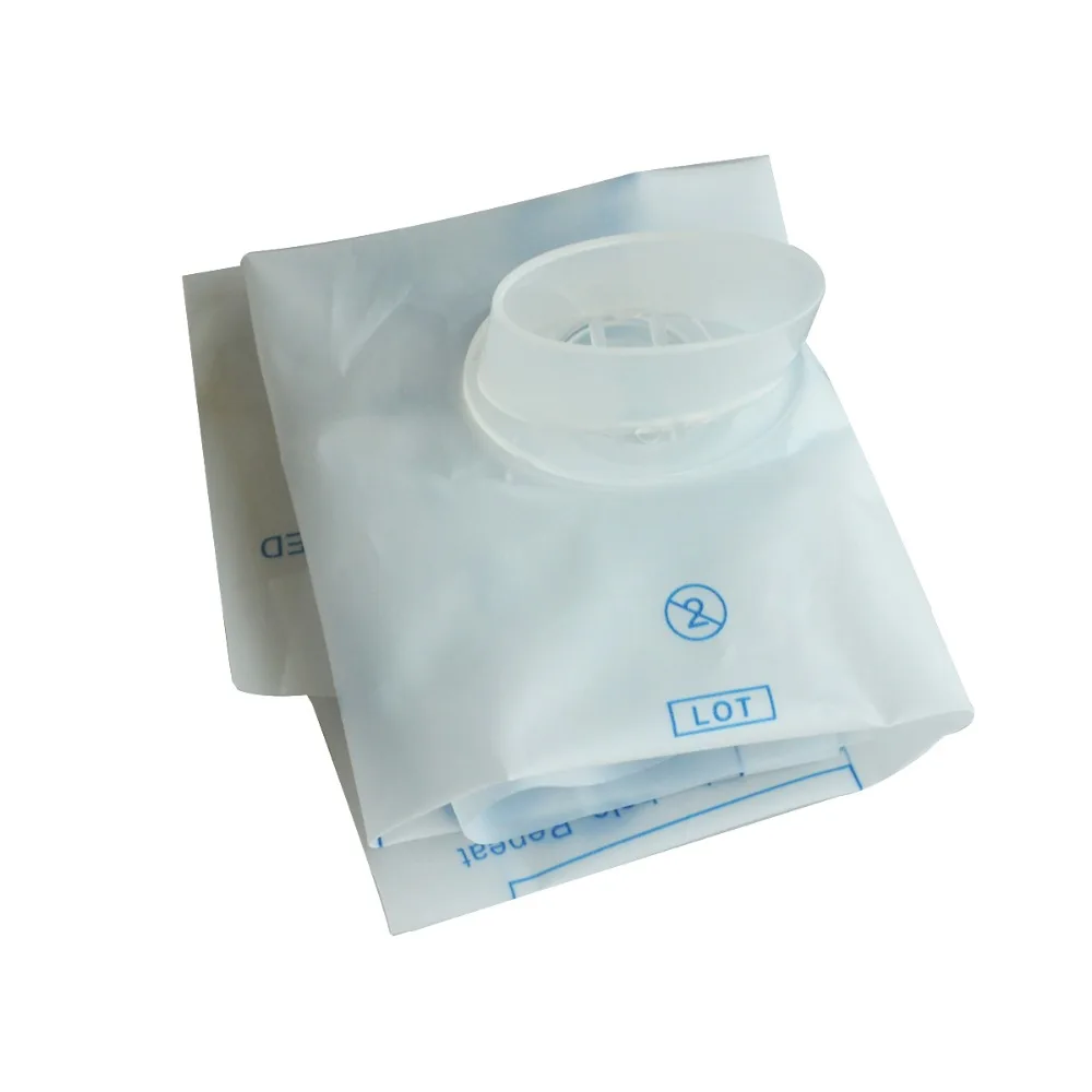 50pcs CPR Resuscitator Mask Elliptical Mouthpiece Valve Emergency Rescue Face Shield Mouth To Mouth Breathing Health 2