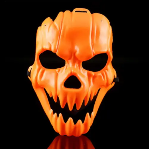 

Halloween Scary Pumpkin Head Mask Costume Party Props Plastic Fancy Mask Party