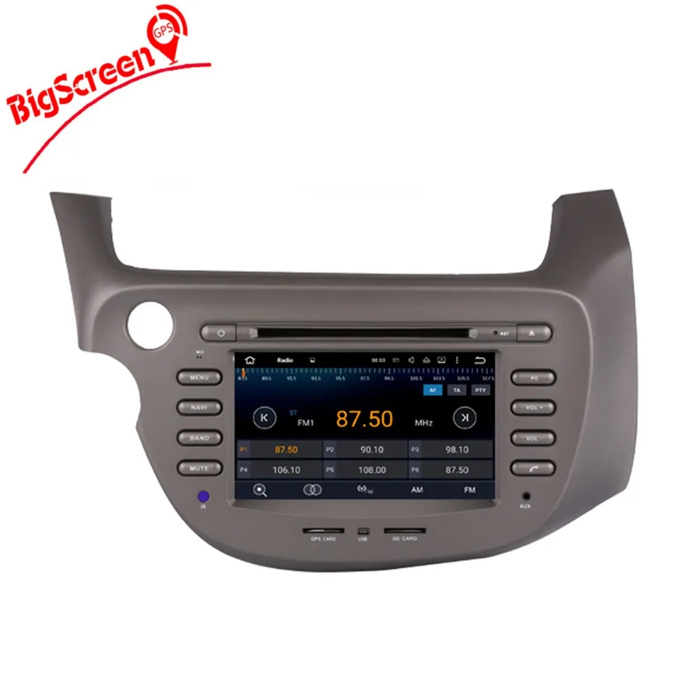Discount 7 Inch Android  Quad Core Car GPS Navigation For Honda Fit left 2007-2013 Multimedia  Free Map Monitor Bluetooth Stereo 2