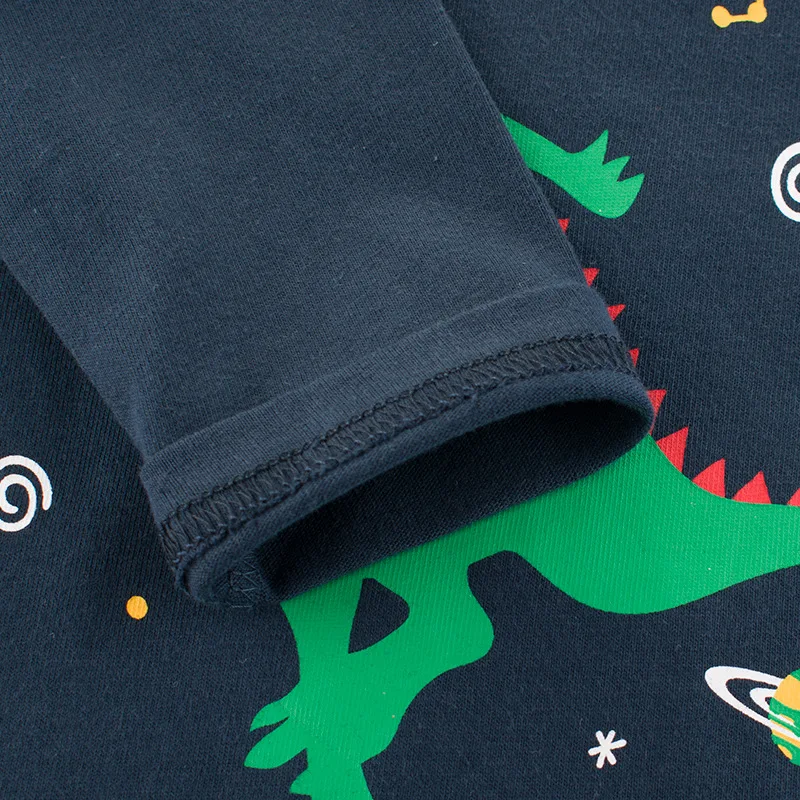 27 детская одежда для маленьких мальчиков хлопковые футболки с рисунком динозавра для мальчиков и девочек Детские футболки с принтом футболки с длинными рукавами для мальчиков детские топы