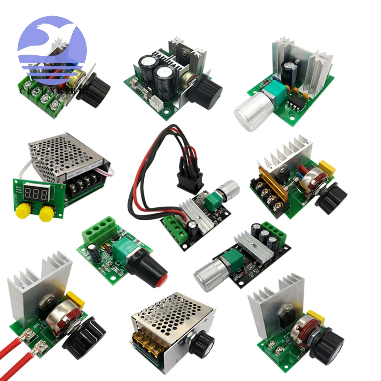 

Mini High power 4000W 2000W PWM DC Motor Speed Controller Module DC-DC Adjustable Speed Regulator Control Governor