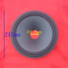 2 шт громкоговоритель бумажный конус/10 дюймов 2-линия ткань боковая бумага конус(49,5 мм/245 мм/60 мм