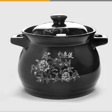 Керамическая кастрюля, кастрюля для супа, жаростойкая к высоким температурам, для здоровья, бытовой, пожарная кастрюля, кастрюля