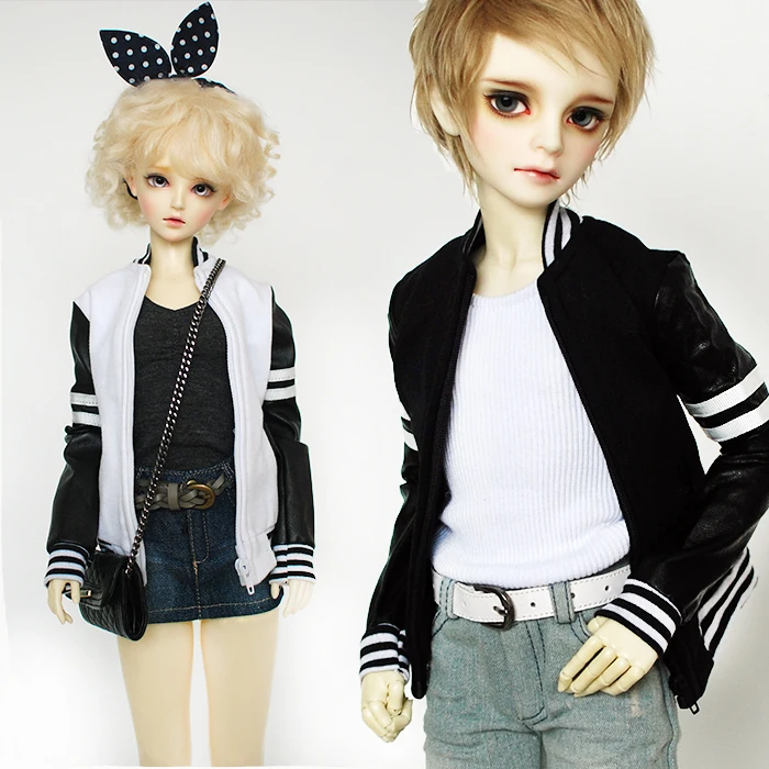 

Baseball Jacket Coat 2colors for BJD Doll 1/4 MSD,1/3 SD10/SD13 SD17,Uncle Doll Clothes CMB73