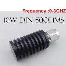 Радиочастотная нагрузка telecomoe использование 10 Вт Мощность 0-3 ГГц N Мужской радиочастотный коаксиальный кабель jack 10 Вт N Фидер соединитель коаксиальный адаптер нагрузки