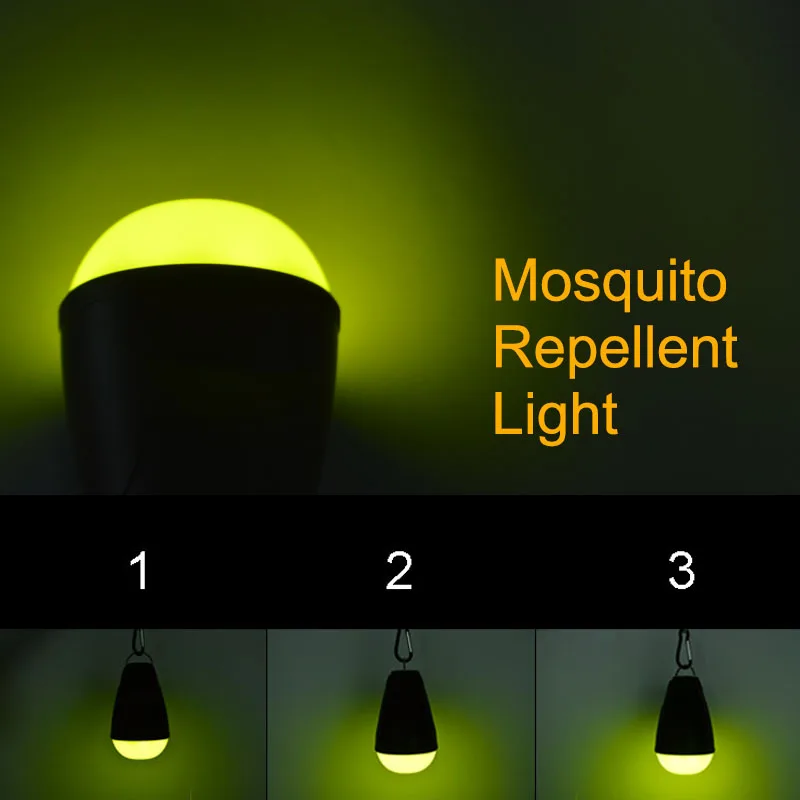 2000 мА/ч светильник от комаров с дистанционным управлением походный светильник USB перезаряжаемый портативный аварийный ночной Светильник для рыбалки