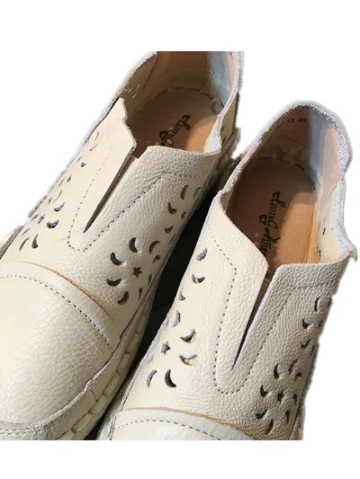 New 2016 summer, Genuine leather shoes,pure handmade lazy shoes, Hollow casual shoes ,Sweet art flat white shoes,3 color New 2016 summer, Genuine leather shoes,pure handmade lazy shoes, Hollow casual shoes ,Sweet art flat white shoes,3 color