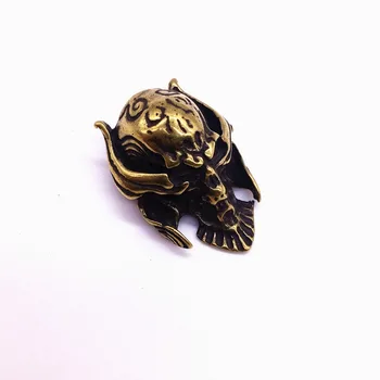 

Warrior Skull Alien Beads Paracord Bracelet Accessories Survival DIY Pendant Buckle for Paracord Knife Lanyards Knife Pendant