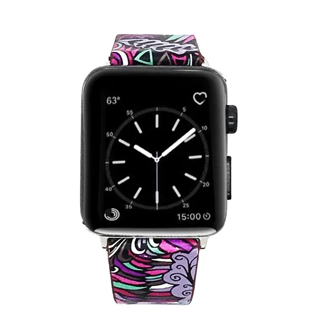Floral Print Band for Apple Watch 1