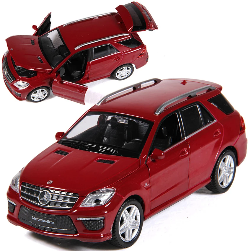 

1:32 SUV ML63 Simulation Toy Car Model Alloy Pull Back Children Toys Genuine License Collection Gift Off-Road Vehicle KIDS TOY