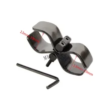 Сверхмощное регулируемое высокое кольцо с зажимом область адаптера баррель фонарик факел телескоп прицел зажим