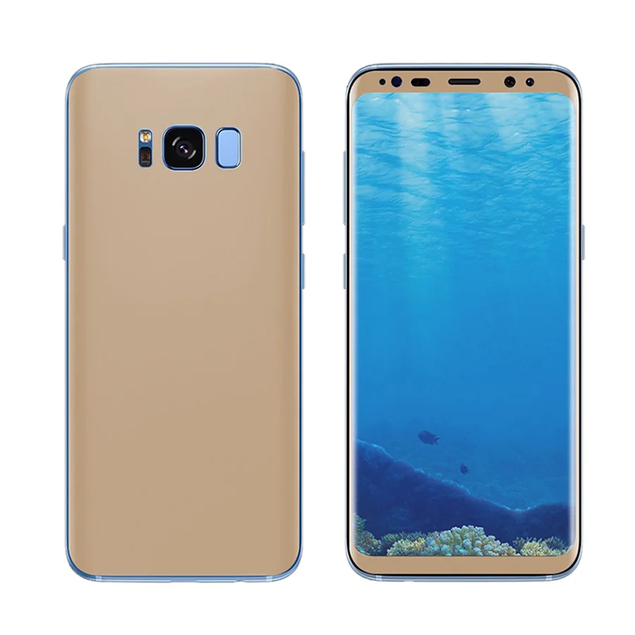 2 шт Передняя и задняя защитная пленка с цветным покрытием для samsung Galaxy S8 S9 Plus, мягкая ПЭТ пленка для S10 S10e, не стекло