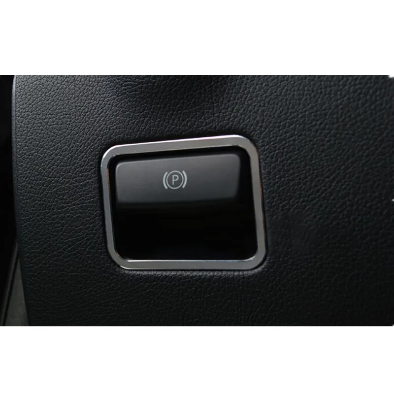 Car Styling! Aluminium Alloy Inner Electronic Parking Brake Button
