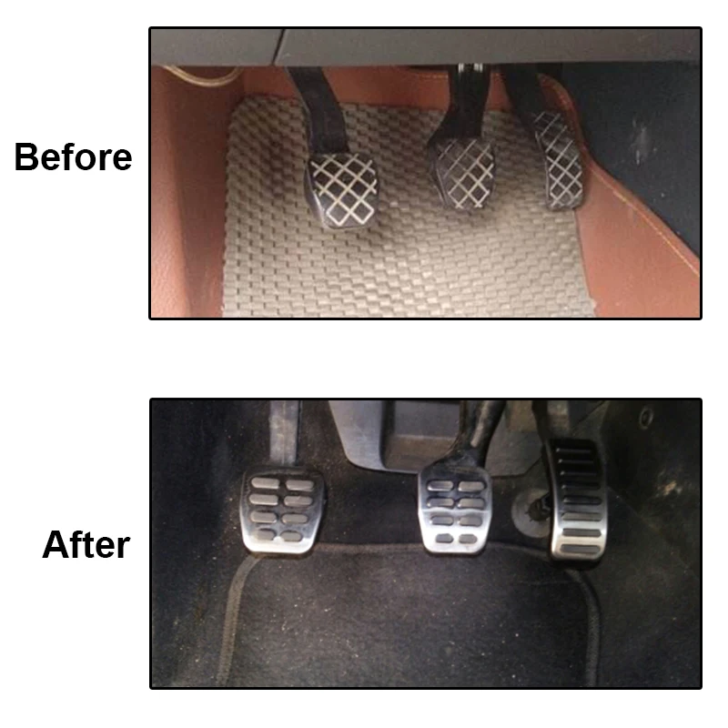 3 шт. Автомобильная муфта газовый топливный педаль тормоза, закрывающий стопы для Skoda Fabia 6Y 5J Skoda Octavia 1U Roomster для VW Bora Golf MK3 MK4 Vento