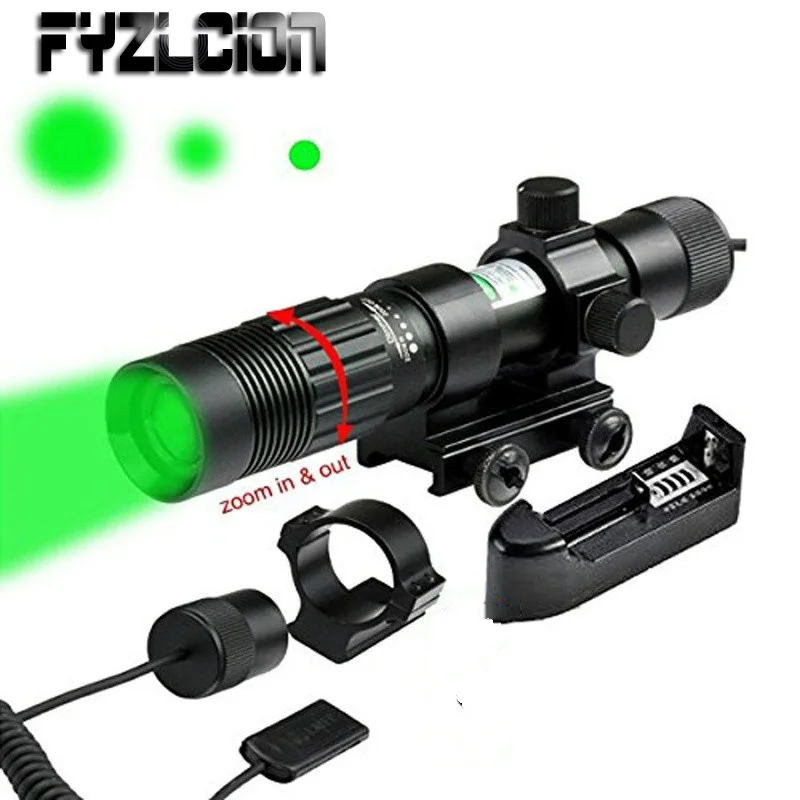 

Tactics Adjustable Green Laser Sight Designator Designator/Illuminator/Flashlight for 20mm Weaver Picatinny Rail Mount