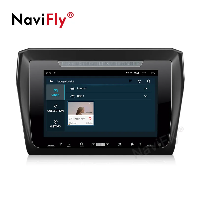 Sale Navifly 2DIN Android 9.1 2+32G  Car Multimedia Player For Suzuki Swift 2017 2018 2019  GPS Navigation Stereo Radio HD Map Mic BT 4