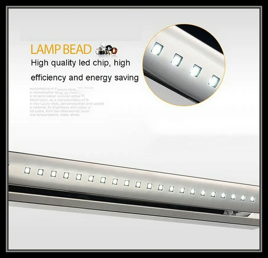 شحن مجاني 5 واط/9 واط 30 led 5050 smd الأبيض ضوء مصباح المرآة الأمامية حمام الجدار المقاوم للصدأ شحن مجاني 5 واط/9 واط 30 led 5050 smd الأبيض ضوء مصباح المرآة الأمامية حمام الجدار المقاوم للصدأ