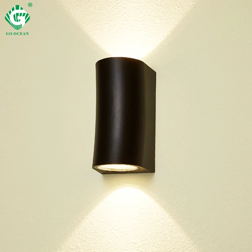 

Up Down Outdoor LED Wall Light Waterproof IP65 Sconces Black White for Exterior Wall Garden Street Porch Gate Globe Outside Lamp